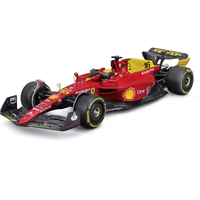 Bburago Formel 1 Ferrari F1-75 Leclerc Monza 1:24 Scale Die-Cast samlarbil - 75:e livet