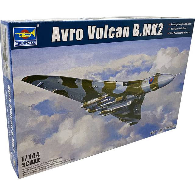 Trumpeter 1/144 Scale Avro Vulcan B Mk 2 Model Kit - Black
