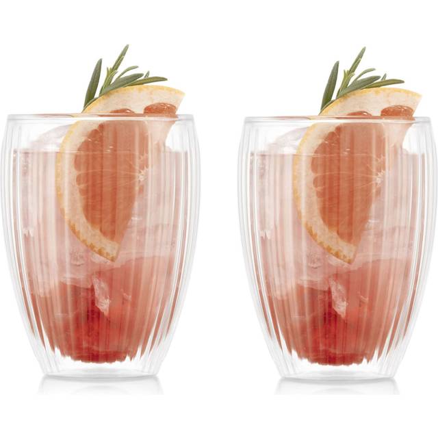Bodum Pavina double walled glass 32 cl 2-pack Clear