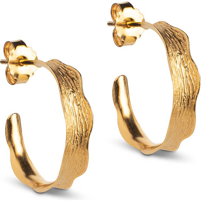 ENAMEL Copenhagen Øreringe - Hoops - Ane Small - Gold Colour