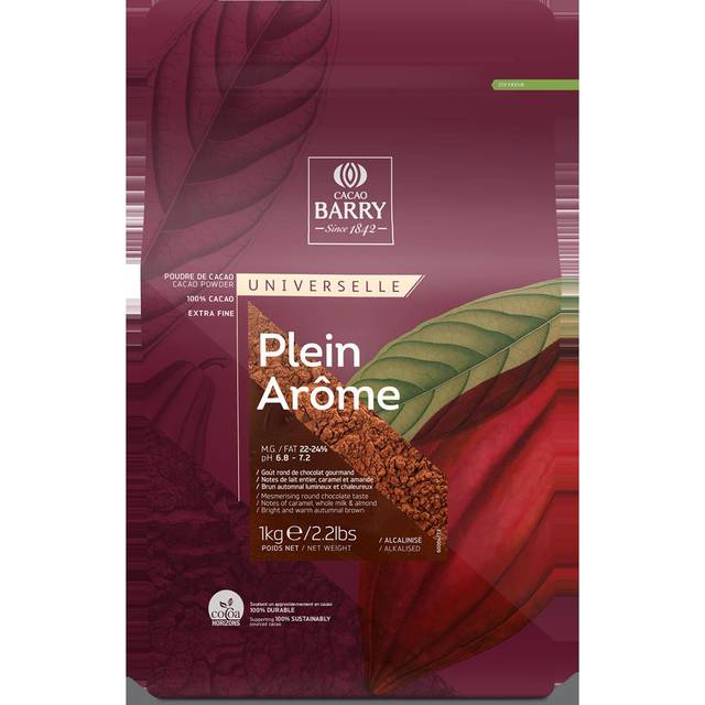 Cacao Barry Plein Arôme 100 % kakaopulver, 1 kg