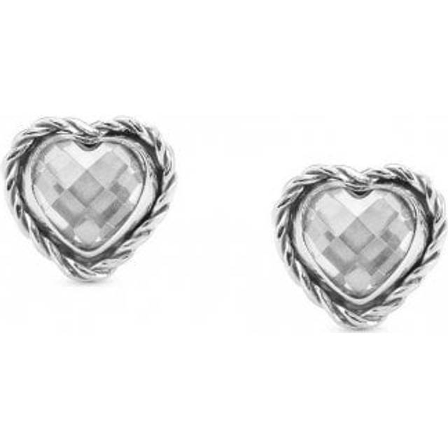 Zircons Rich Setting White Earrings 027802/010