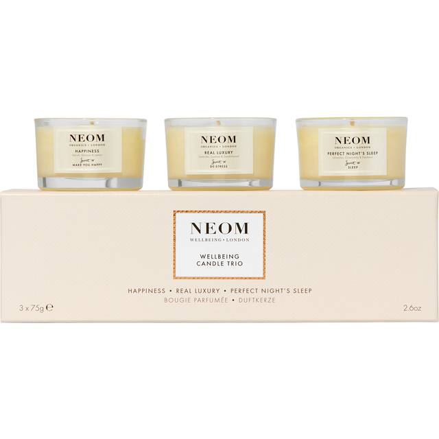 NEOM Wellbeing London Travel Scented Candle Gift Set
