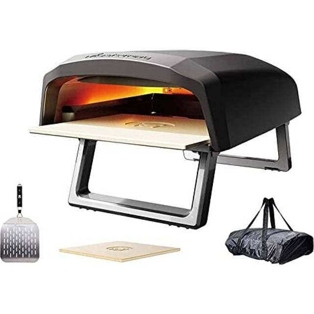 MasterPro Gas Pizza Oven | 12Ã¢ Portable Indoor Outdoor Cooking Camping Pizza Maker and Multifunctional Food Oven with Fast Heating Technology