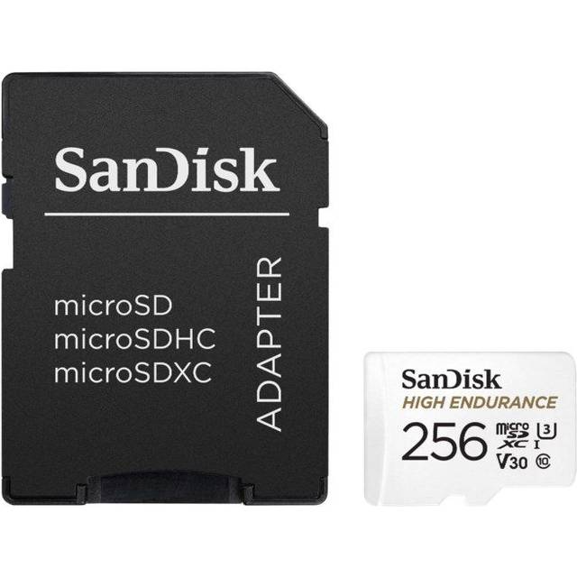 Sandisk High Endurance Micro-SD-kort 256 GB