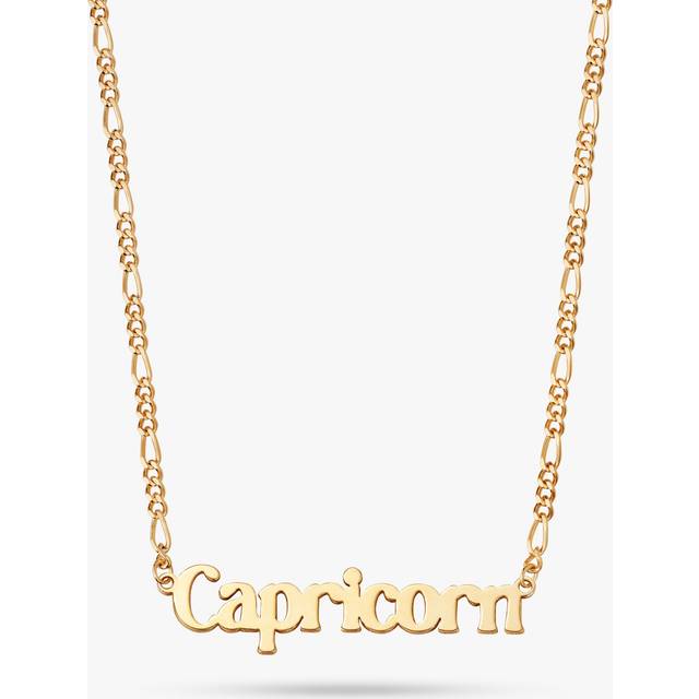 Capricorn Zodiac Necklace 18ct Gold Plate 18ct Gold Plate