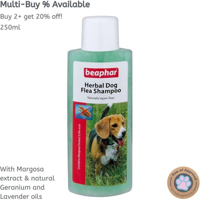 Beaphar Dog Herbal Flea Shampoo 250ml