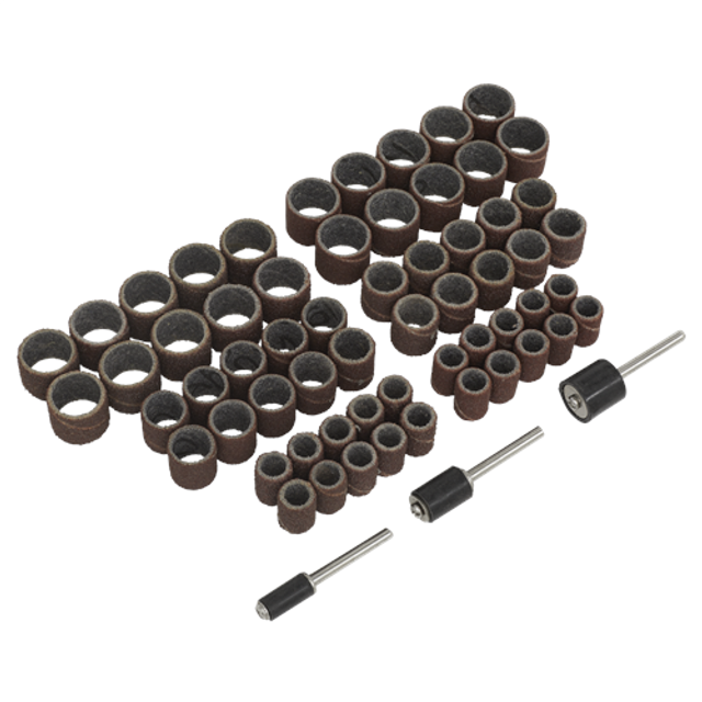 Sealey RTA63SB Rotary Tool Sanding Bands Set 63pc