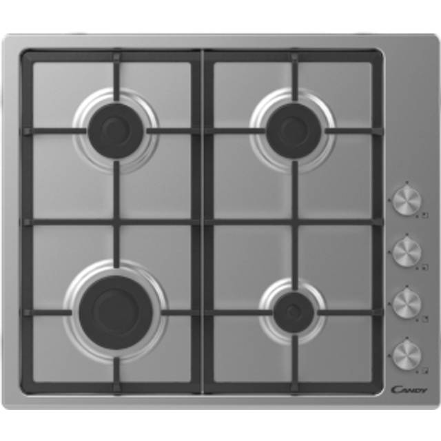 CHG6LPX Stainless Steel 60Cm Gas Hob With Cast Iron Supports