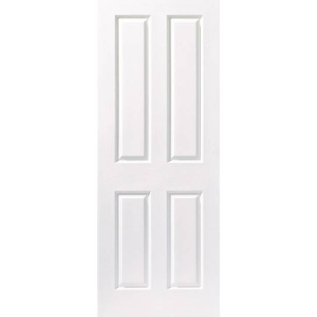 Wickes Chester White Grained Moulded 4 Panel Internal Door - 1981 x 610mm