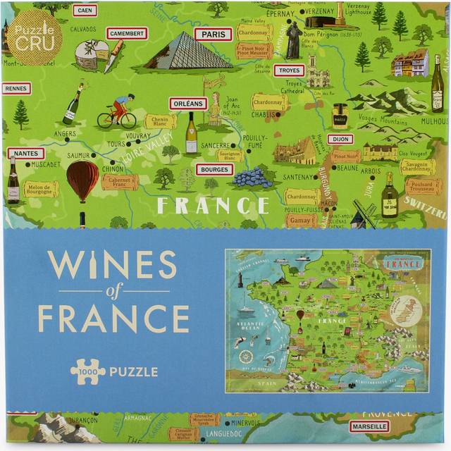 Wines Of France - 1000 Piece Jigsaw Puzzle