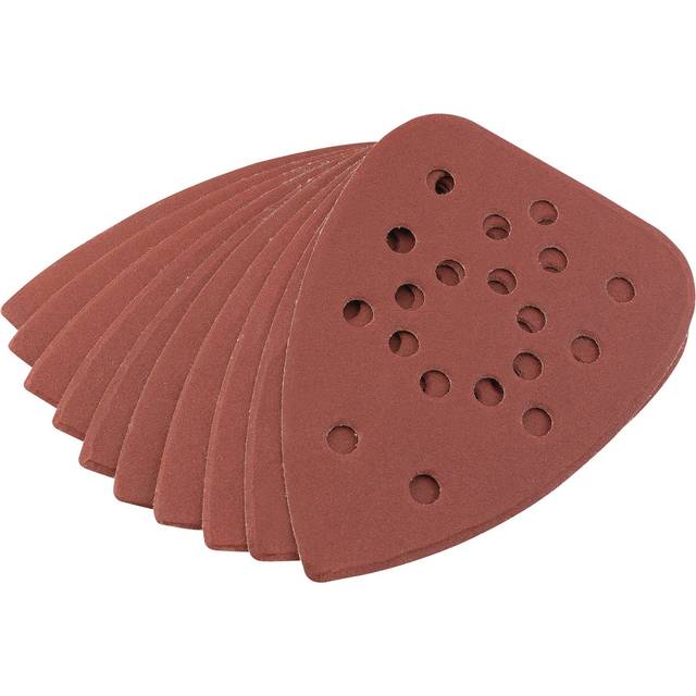 Draper 02920 Ten 240 Grit Hook & Loop Tri Base Sander Sheets (140 ...