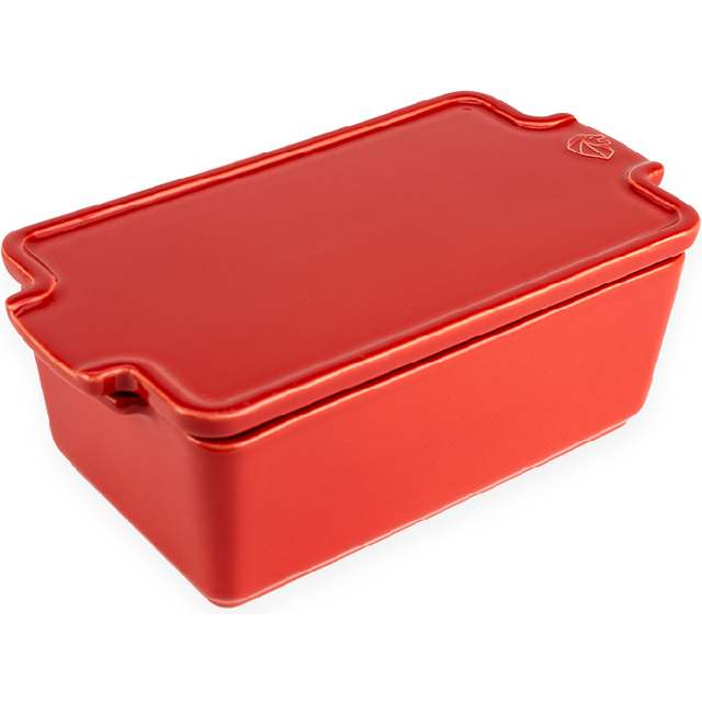 Red Ceramic Terrine Dish, 20cm Appolia