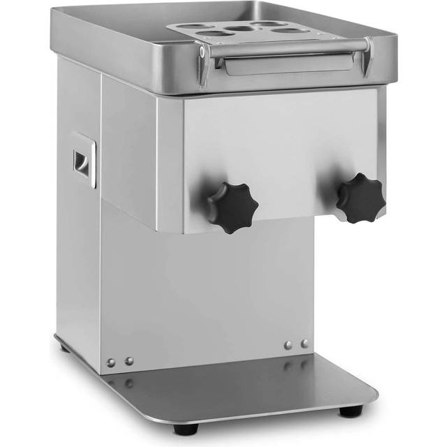 Meat Cutting Machine - 550 W - 3 mm cutting thickness - Royal Catering - stainless steel RCFW-110D-PRO