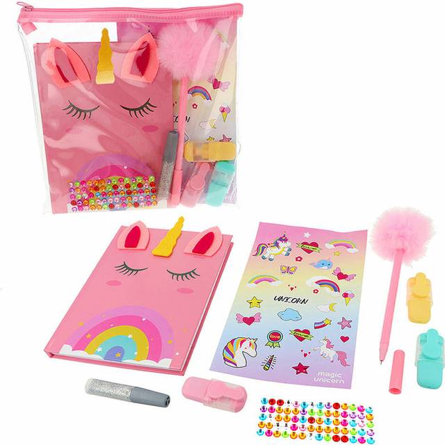 Brevpapper Set Inca Enhörning (8 Delar)