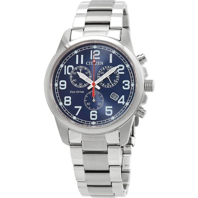 Citizen Eco-Drive Military Blue Bracelet Watch AT0200-56L