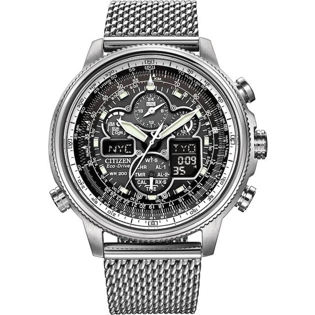 Citizen Eco-Drive Navihawk Men's A.T Bracelet Watch