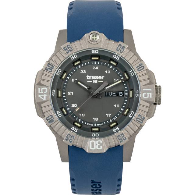 Traser H3 110667 Tactical Grau Titan Herrenuhr 46mm 20ATM