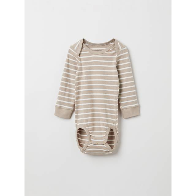 Polarn O. Pyret Baby GOTS Organic Cotton Stripe Bodysuit
