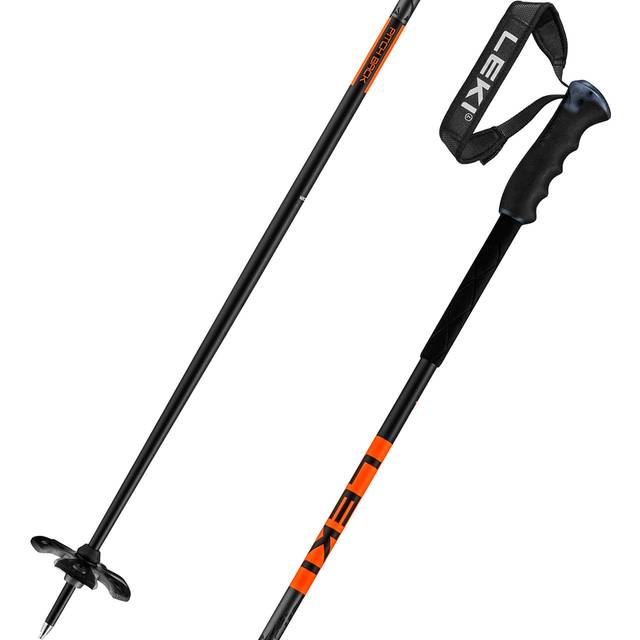 Leki Pitch Back Alpinstavar Black/Ora - 115