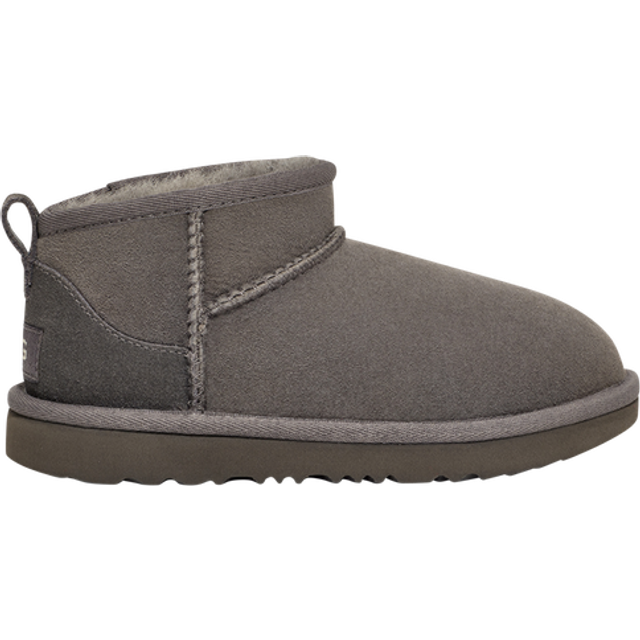 UGG® Classic Ultra Mini Boot for Kids in Grey, Size 12K, Twinface/Polyester/Wool
