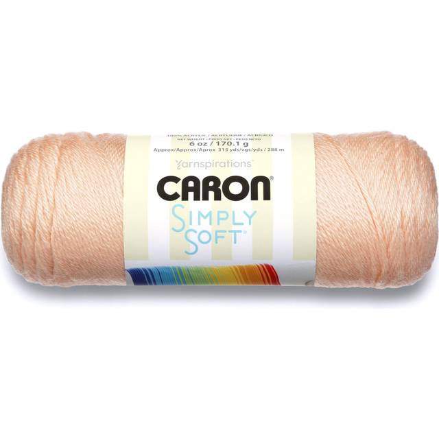 Caron Simply Soft Solids Yarn-Light Country Peach H97003-9737