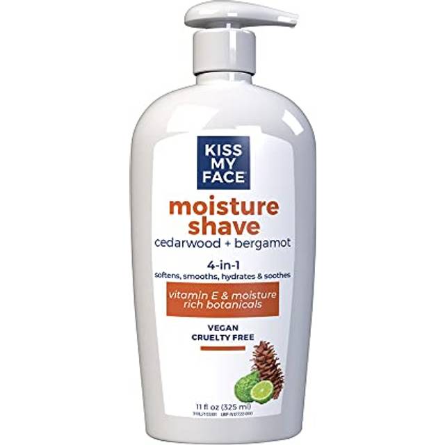 Kiss My Face 4-in-1 Moisture Shave Lotion - Cedarwood + Bergamot 11 fl oz
