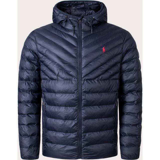 Polo Ralph Lauren, Winter Jackets, male, Blue, L, Terra Chvron Insulated Bomber