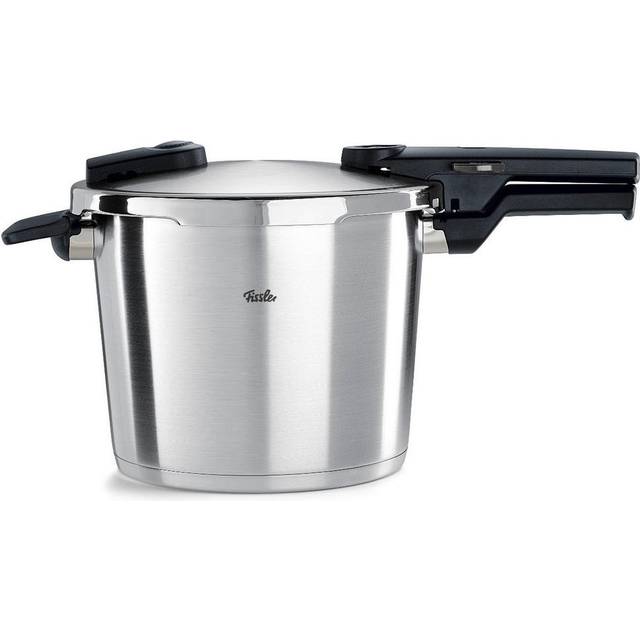 Fissler Vitaquick Premium/tryckkokare (6 L, Ø 22 cm) rostfritt stål tryckkokare 2 matlagningssteg, tillverkad i Tyskland – induktion