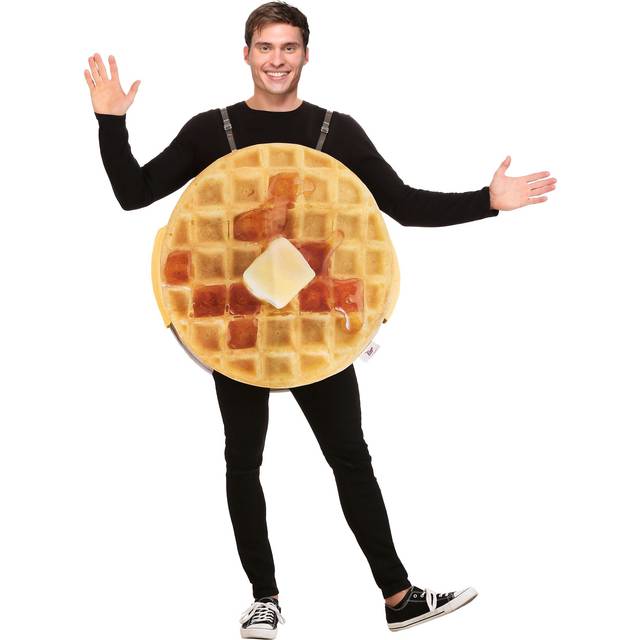 Eggo Waffle Adult Costume - Yellow&#47;Orange (One-Size)