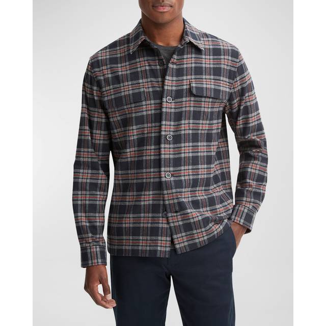 Vince Brushed Flannel Shirt