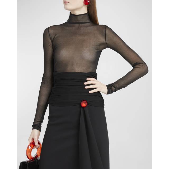 Ferragamo Silk bodysuit - black (UK 10)