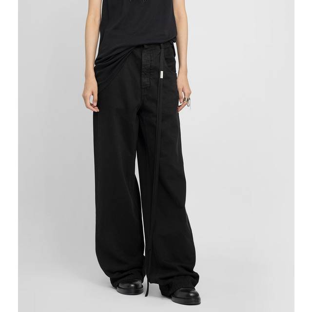 ANN DEMEULEMEESTER WOMAN BLACK JEANS
