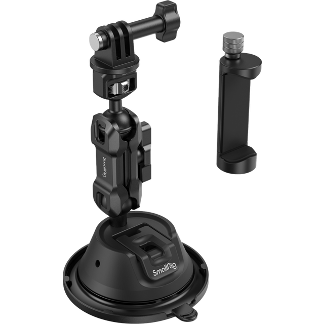 SmallRig Portable Suction Cup Mount Support Kit for Action Cameras/Mobile Phones SC-1K - 4275