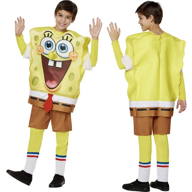SpongeBob SquarePants Costume for Kids - Yellow&#47;White (XS)