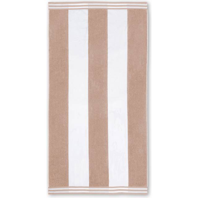 Set of 2 Cabana Stripes Beach Cotton Towels