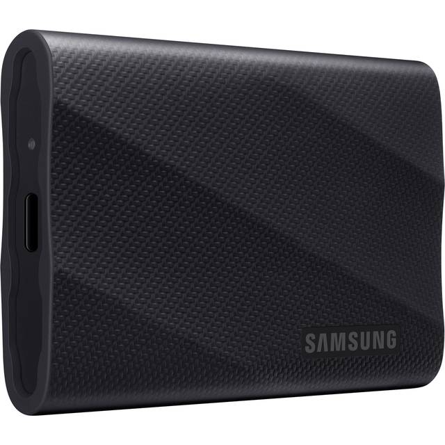 Samsung Portable SSD T9, 2 TB, 2.000 MB/s Lesen, 2.000 MB/s Schreiben, USB 3.2 Gen.2x2, Externe Festplatte für professionelle Anwender, Kompatibel mit Mac, PC, Smartphone und 12K Kameras, MU-PG2T0B/EU