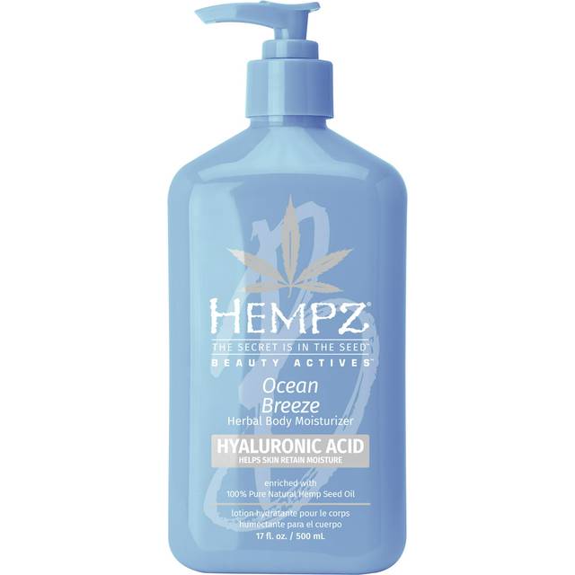 Hempz Herbal Body Moisturizer with Hyaluronic Acid - Ocean Breeze 17 fl oz
