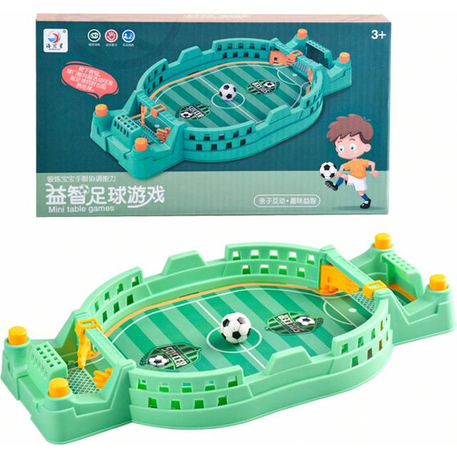 NEUSNEY 1pc Mini Tabletop Foosball Game For 2 Players, Interactive Desktop Soccer Table Toy For Kids, Random Accessories Included, Gift For Boys And Girls
