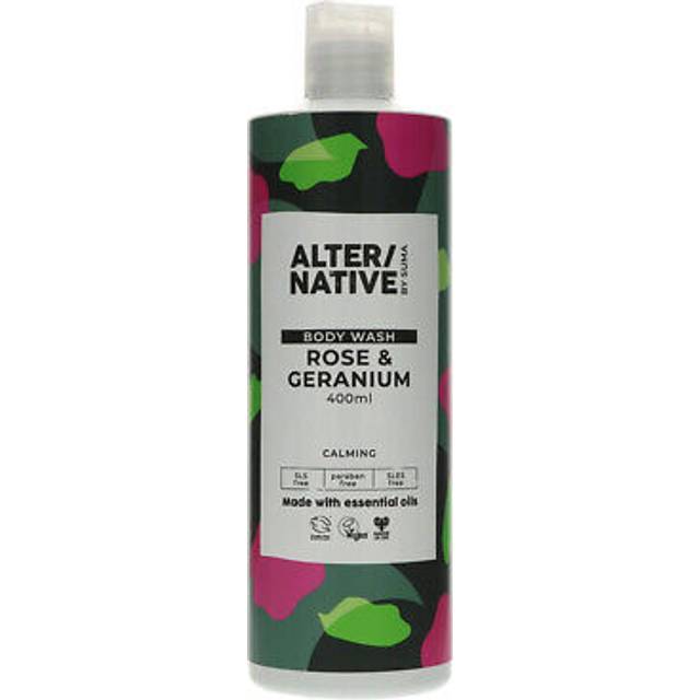 ALTER/NATIVE by Suma Body Wash Rose & Geranium 400ml (Pack of 6)
