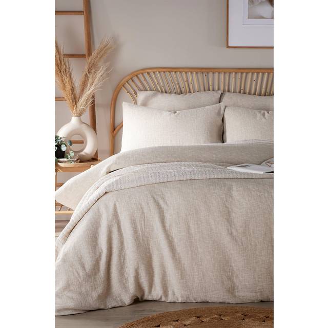 Vantona Home Stone Gauze 180 Thread Count Duvet Cover Set