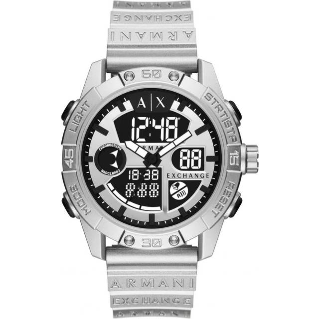 Armani Exchange D-bolt Mens Silver Watch AX2965 - One Size