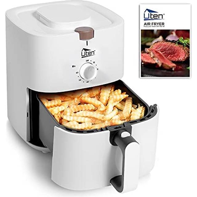 Air Fryer, Uten Air Fryers Oven, 4.5L Oil Free Fryer with Detachable Basket, Timer and Fully Adjustable Temperature Control for Healthy Oil Free & Low