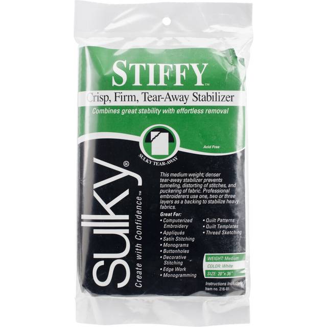 "Sulky Stiffy Tear-Away Stabilizer-20""X36"" 216-01"
