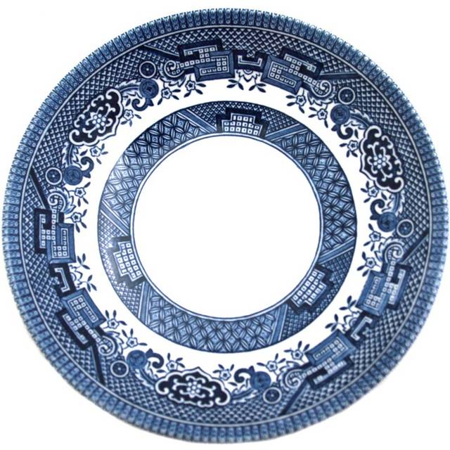 Churchill Blue Willow Tea Saucer