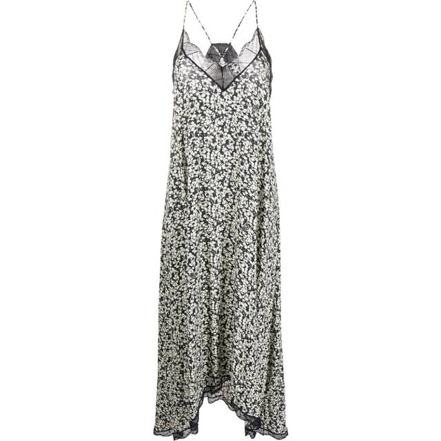 Zadig & Voltaire Risty Crepe Bico Flowers Dress