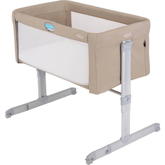 Graco Sweet2Sleep Bedside Crib - Oatmeal