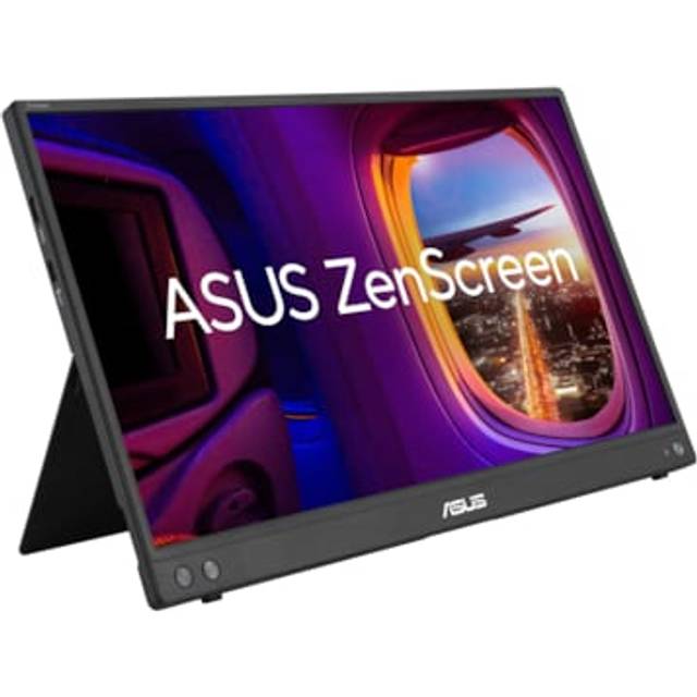 ASUS - ZenScreen 15.6" MB16AHV Portable USB-C Monitor 1920x1080p IPS 60Hz Antibacterial treatment