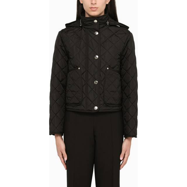 Burberry Diamond Quilted Cropped Jacket
