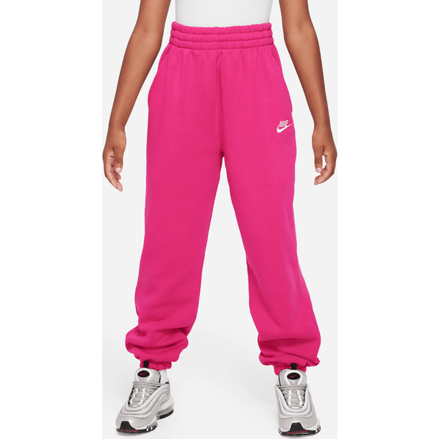 Nike Club Fleece Loose Training Pants Girls pink